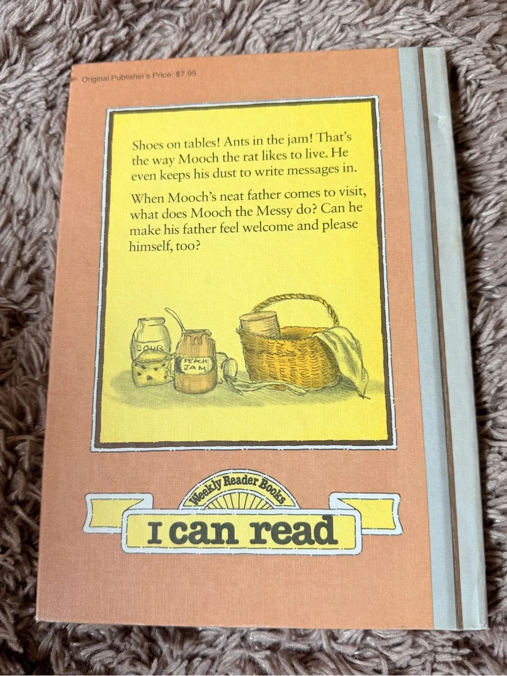 Mooch the Messy Illustrated Children’s Book by Sharmant vintage 1976 collectible